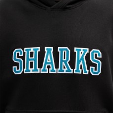 San Jose Sharks lululemon Black Steady State Pullover Hoodie San Jose Sharks lululemon Black Steady State Pullover Hoodie