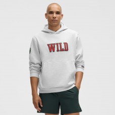 Minnesota Wild lululemon Heathered Core Ultra Light Grey Steady State Pullover Hoodie