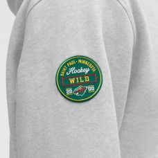 Minnesota Wild lululemon Heathered Core Ultra Light Grey Steady State Pullover Hoodie