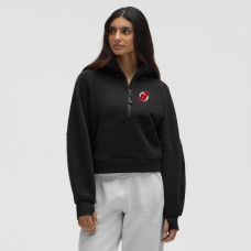 Женская толстовка New Jersey Devils lululemon Black Scuba Oversized Half-Zip Женская толстовка New Jersey Devils lululemon Black Scuba Oversized Half-Zip
