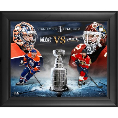 Edmonton Oilers vs. Florida Panthers Fanatics Authentic Framed 13 x 16 2025 Stanley Cup Final Matchup Collage