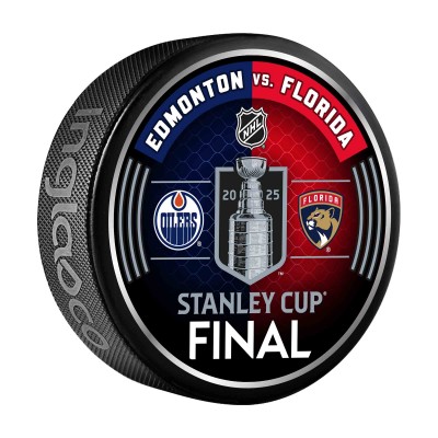 Шайба Edmonton Oilers vs. Florida Panthers Inglasco 2025 Stanley Cup Final Dueling Matchup