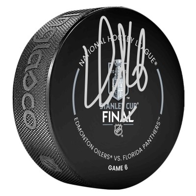 Шайба Aleksander Barkov Florida Panthers Autographed Fanatics Authentic 2025 Stanley Cup Champions Official Game