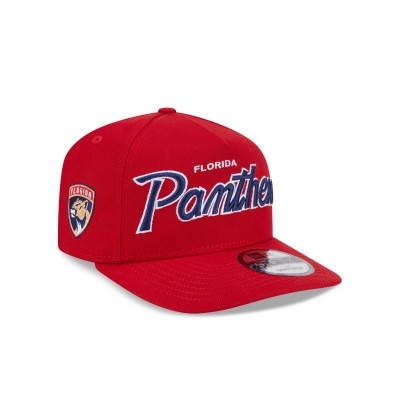 Бейсболка Florida Panthers New Era Red Core Poly A-Frame 