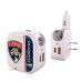 Зарядка Florida Panthers Keyscaper White 2025 Stanley Cup Champions 2-In-1 USB