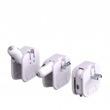 Зарядка Florida Panthers Keyscaper White 2025 Stanley Cup Champions 2-In-1 USB