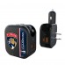 Зарядная станция Florida Panthers Keyscaper Black 2025 Stanley Cup Champions 2-In-1 USB