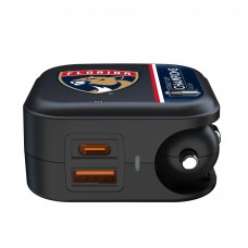 Зарядная станция Florida Panthers Keyscaper Black 2025 Stanley Cup Champions 2-In-1 USB