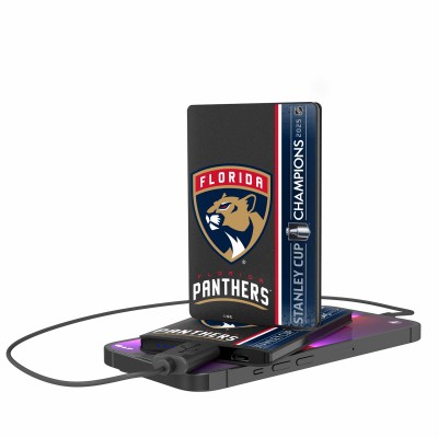 Портативная зарядка Florida Panthers Keyscaper 2025 Stanley Cup Champions Credit Card