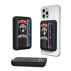 Портативная зарядка Florida Panthers Keyscaper 2025 Stanley Cup Champions Wireless Magnetic Портативная зарядка Florida Panthers Keyscaper 2025 Stanley Cup Champions Wireless Magnetic