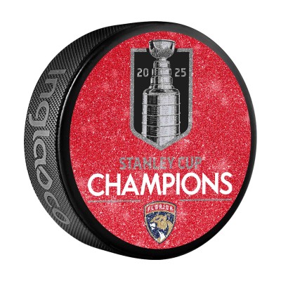 Шайба Florida Panthers Inglasco 2025 Stanley Cup Champions Glitter