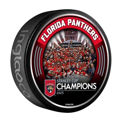 Шайба Florida Panthers Inglasco 2025 Stanley Cup Champions Team Celebration