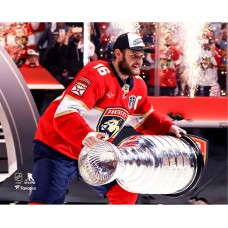 Aleksander Barkov Florida Panthers Unsigned Fanatics Authentic 2025 Stanley Cup Champions Raising Cup Photograph