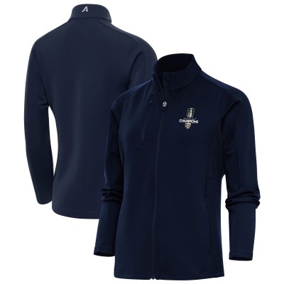 Кофта на молнии Женская Florida Panthers Antigua Navy 2025 Stanley Cup Champions Genesis