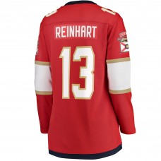 Игровая джерси Женская Florida Panthers Sam Reinhart Fanatics Red 2025 Stanley Cup Champions Breakaway Игровая джерси Женская Florida Panthers Sam Reinhart Fanatics Red 2025 Stanley Cup Champions Breakaway