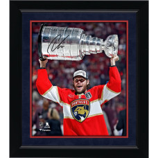 Фото с автографом Carter Verhaeghe Florida Panthers Fanatics Authentic 2025 Stanley Cup Champions 8" x 10" Raising Cup Фото с автографом Carter Verhaeghe Florida Panthers Fanatics Authentic 2025 Stanley Cup Champions 8" x 10" Raising Cup