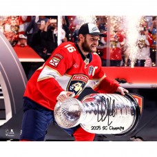 Aleksander Barkov Florida Panthers Autographed Fanatics Authentic 2025 Stanley Cup Champions 16 x 20 Raising Cup Photograph with 2025 SC Champs Inscription Aleksander Barkov Florida Panthers Autographed Fanatics Authentic 2025 Stanley Cup Champions 16 x 20 Raising Cup Photograph with 2025 SC Champs Inscription