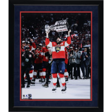 Фото с автографом Aaron Ekblad Florida Panthers Fanatics Authentic 2025 Stanley Cup Champions 16" x 20" Raising Cup with "2025 SC Champs" Inscription Фото с автографом Aaron Ekblad Florida Panthers Fanatics Authentic 2025 Stanley Cup Champions 16" x 20" Raising Cup with "2025 SC Champs" Inscription