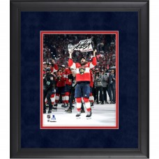 Aaron Ekblad Florida Panthers Autographed Fanatics Authentic 2025 Stanley Cup Champions Framed 8 x 10 Raising Cup Photograph