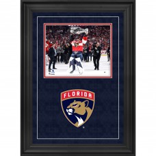 Sergei Bobrovsky Florida Panthers Autographed Fanatics Authentic 2025 Stanley Cup Champions Deluxe Framed 8 x 10 Raising Cup Photograph