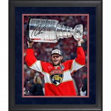 Carter Verhaeghe Florida Panthers Autographed Fanatics Authentic 2025 Stanley Cup Champions Framed 16 x 20 Raising Cup Photograph Carter Verhaeghe Florida Panthers Autographed Fanatics Authentic 2025 Stanley Cup Champions Framed 16 x 20 Raising Cup Photograph