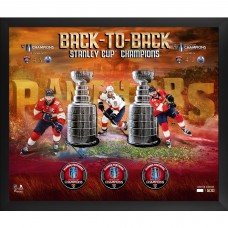 Постер и три шайбы Aleksander Barkov, Sam Reinhart & Matthew Tkachuk Florida Panthers Autographed Fanatics Authentic Back-To-Back Stanley Cup Champions Framed - Limited Edition of 500 Постер и три шайбы Aleksander Barkov, Sam Reinhart & Matthew Tkachuk Florida Panthers Autographed Fanatics Authentic Back-To-Back Stanley Cup Champions Framed - Limited Edition of 500