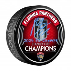 Шайба Matthew Tkachuk Florida Panthers Autographed Fanatics Authentic 2025 Stanley Cup Champions with 2025 SC Champs Inscription Шайба Matthew Tkachuk Florida Panthers Autographed Fanatics Authentic 2025 Stanley Cup Champions with 2025 SC Champs Inscription