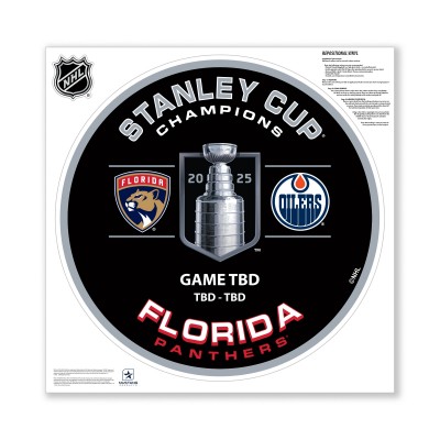 Florida Panthers 2025 Stanley Cup Champions 28 Match Up Repositionable Wall Decal