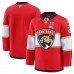 Игровая джерси Florida Panthers Fanatics Red Home 2025 Stanley Cup Champions Premium Patched