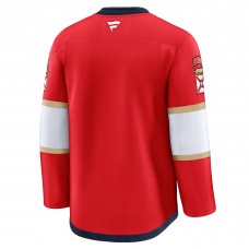 Игровая джерси Florida Panthers Fanatics Red Home 2025 Stanley Cup Champions Premium Patched Игровая джерси Florida Panthers Fanatics Red Home 2025 Stanley Cup Champions Premium Patched