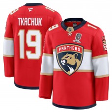 Игровая джерси Florida Panthers Matthew Tkachuk Fanatics Red Home 2025 Stanley Cup Champions Premium Patched Игровая джерси Florida Panthers Matthew Tkachuk Fanatics Red Home 2025 Stanley Cup Champions Premium Patched