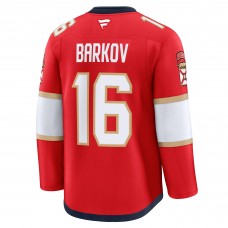 Игровая джерси Florida Panthers Aleksander Barkov Fanatics Red Home 2025 Stanley Cup Champions Premium Patched Игровая джерси Florida Panthers Aleksander Barkov Fanatics Red Home 2025 Stanley Cup Champions Premium Patched