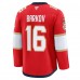 Игровая джерси Florida Panthers Aleksander Barkov Fanatics Red Home 2025 Stanley Cup Champions Premium Patched