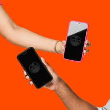 Edmonton Oilers Disappearing Logo iPhone Screen Protector