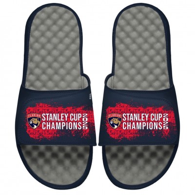 Шлепки Unisex Florida Panthers ISlide Navy 2025 Stanley Cup Champions