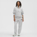 Женская Edmonton Oilers lululemon Heathered Core Ultra Light Grey Long Scuba Oversized Half-Zip Funnel Neck