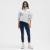 Женская Florida Panthers lululemon Heathered Core Ultra Light Grey Long Scuba Oversized Half-Zip Funnel Neck