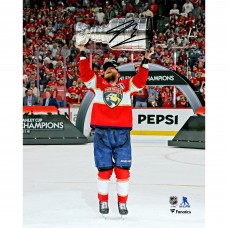Sam Bennett Florida Panthers Autographed Fanatics Authentic 2025 Stanley Cup Champions 8 x 10 Raising Cup Photograph