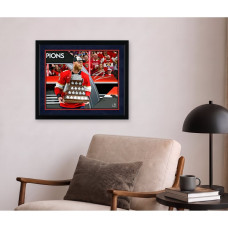 Фото с автографом Sam Bennett Florida Panthers Fanatics Authentic 2025 Conn Smythe Winner 16" x 20" Raising Conn Smythe