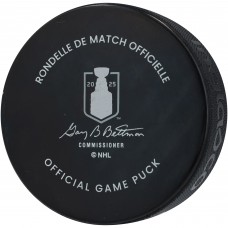 Шайба Sam Bennett Florida Panthers Autographed Fanatics Authentic 2025 Stanley Cup Official Game