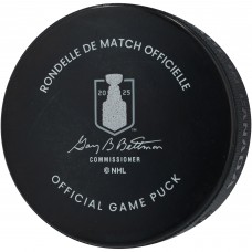 Шайба Sam Bennett Florida Panthers Autographed Fanatics Authentic 2025 Stanley Cup Champions 2025 Stanley Cup Official Game with 2025 SC Champs Inscription