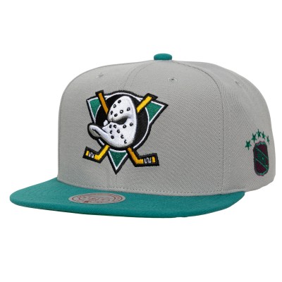 Anaheim Ducks Mitchell & Ness Gray Legendary Away Snapback Hat