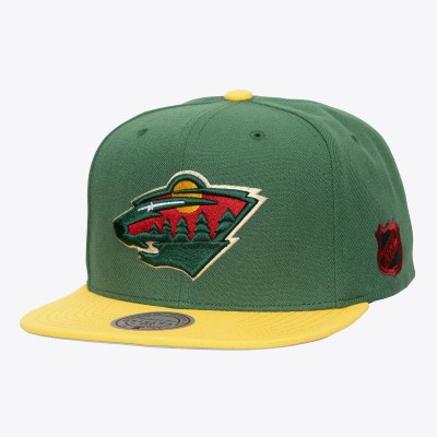Minnesota Wild Mitchell & Ness Green Legendary Home Snapback Hat