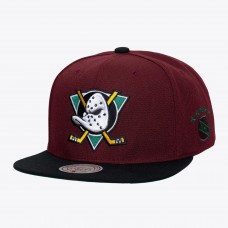 Anaheim Ducks Mitchell & Ness Maroon Legendary Home Snapback Hat