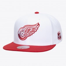 Detroit Red Wings Mitchell & Ness White Legendary Home Snapback Hat Detroit Red Wings Mitchell & Ness White Legendary Home Snapback Hat