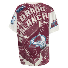 Подростковая Colorado Avalanche Outerstuff Cream Top Player T-Shirt Подростковая Colorado Avalanche Outerstuff Cream Top Player T-Shirt