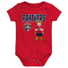 для малыша & Newborn Florida Panthers Outerstuff Littlest Three-Pack Bodysuit Set