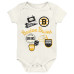 для малыша & Newborn Boston Bruins Outerstuff Littlest Three-Pack Bodysuit Set