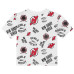 Футболка для малыша New Jersey Devils Outerstuff White Run Down Allover Print
