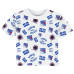 Футболка для малыша New York Rangers Outerstuff White Run Down All-Over-Print